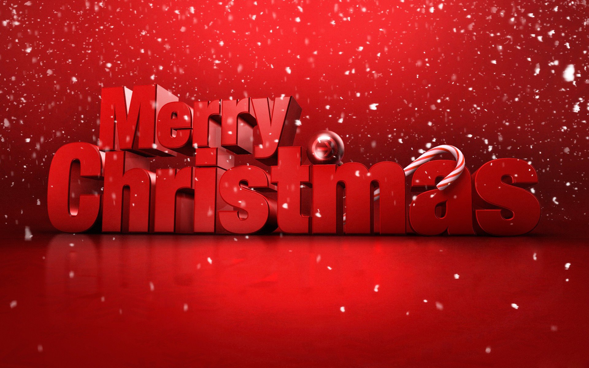 Merry Christmas 3d Wallpaper Hd - HD Wallpaper 