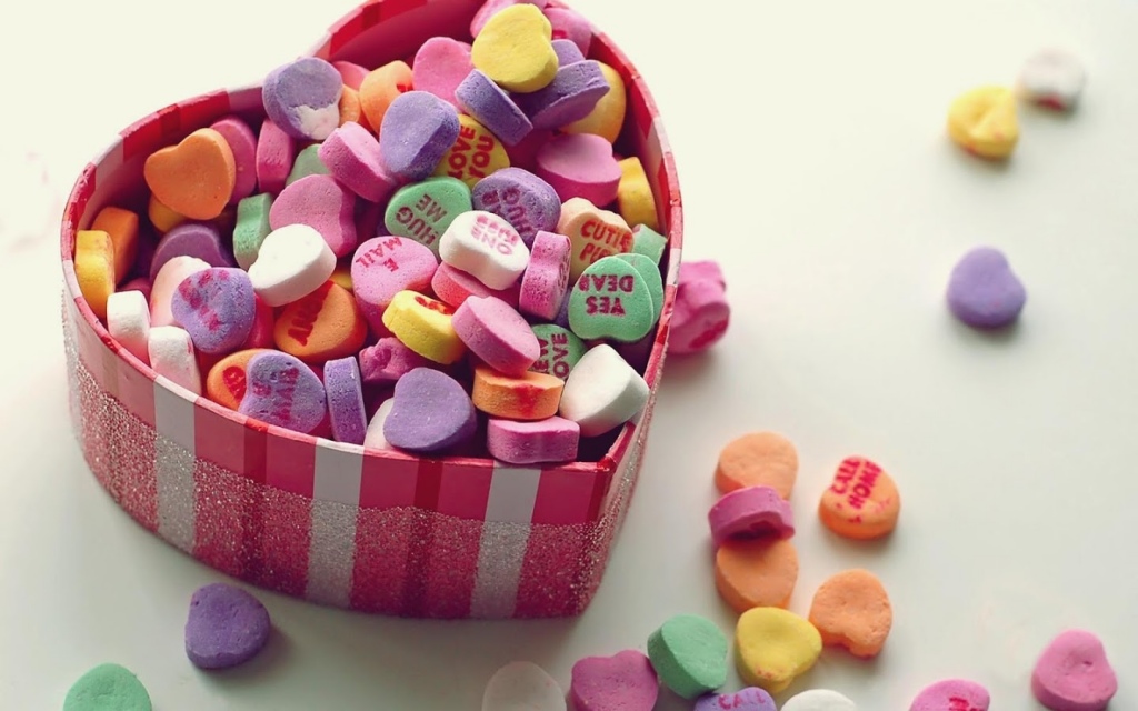Happy Valentines Day Candy - HD Wallpaper 