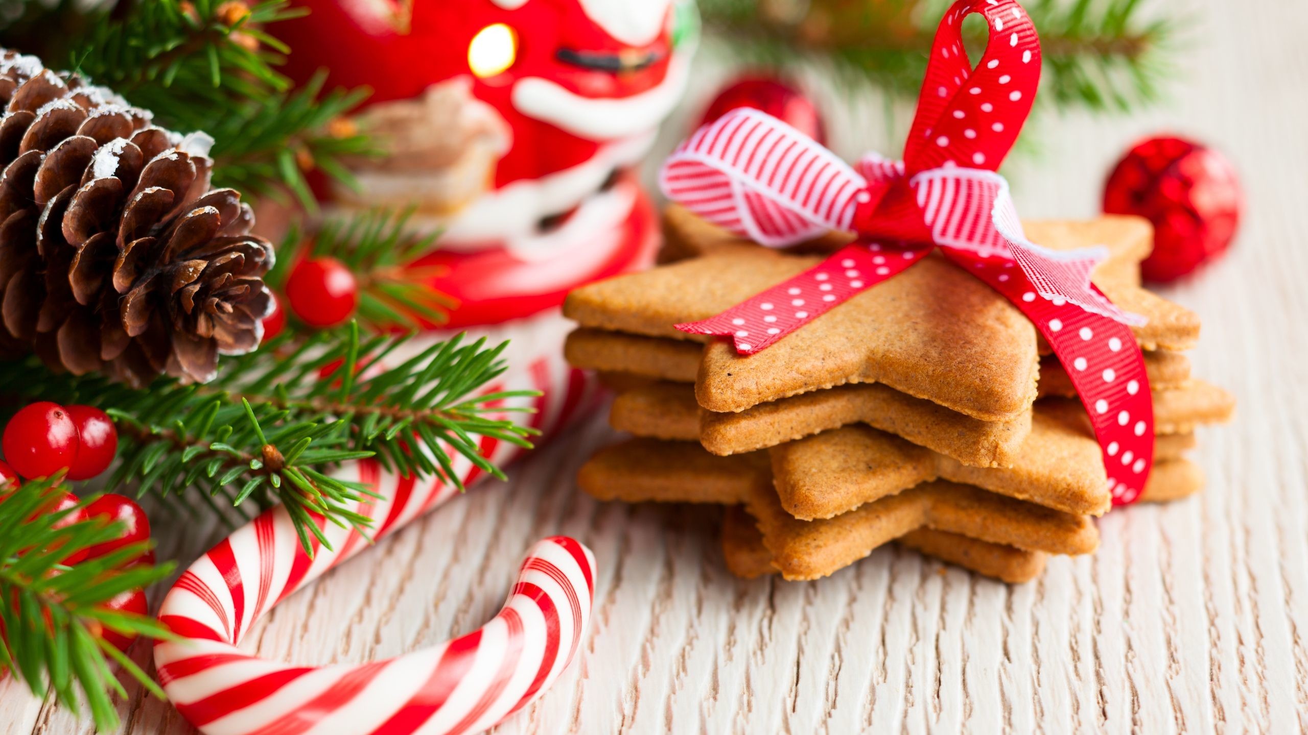 Candy Cane Hd Wallpapers ›› Page 0 Desktop Background - Christmas Background With Cookies - HD Wallpaper 