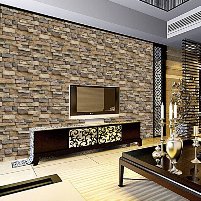 Brick Wall Stickers For Living Room - HD Wallpaper 