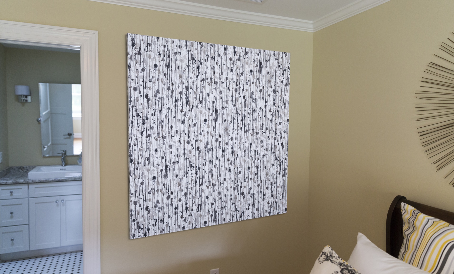 Decorative Fabric Panel - Fabric Wall Panels Diy - HD Wallpaper 