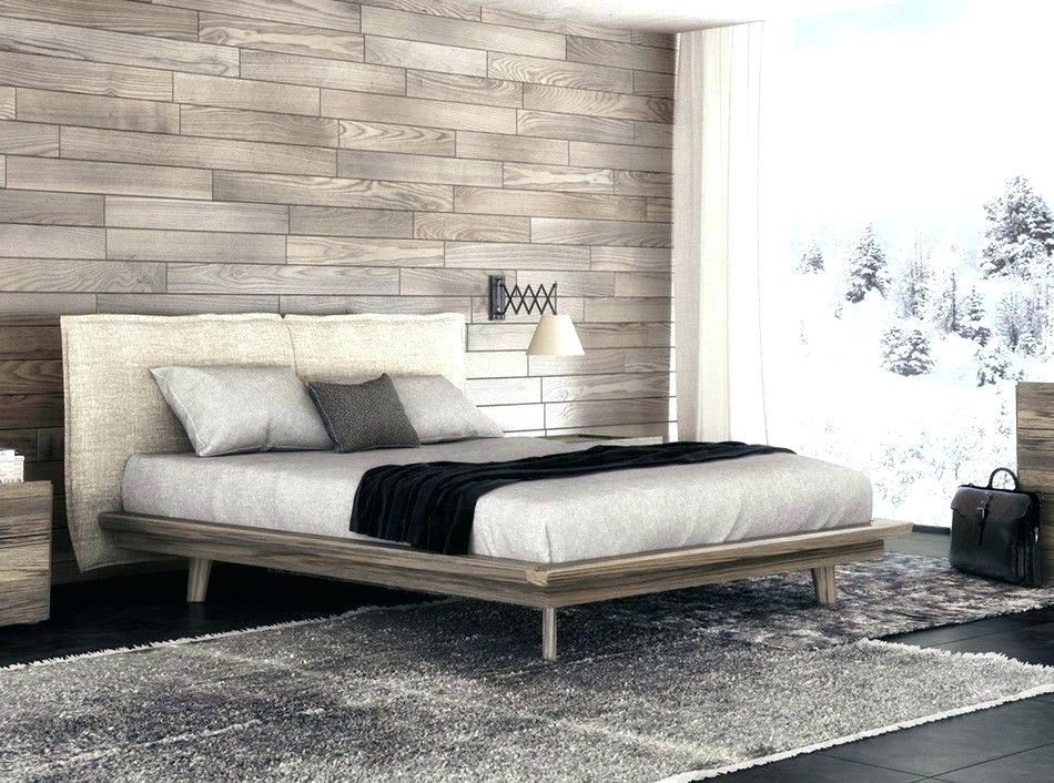 Wallpapers For Bedroom Modern Master With Concrete - Wood Panel Wallpaper Bedroom - HD Wallpaper 