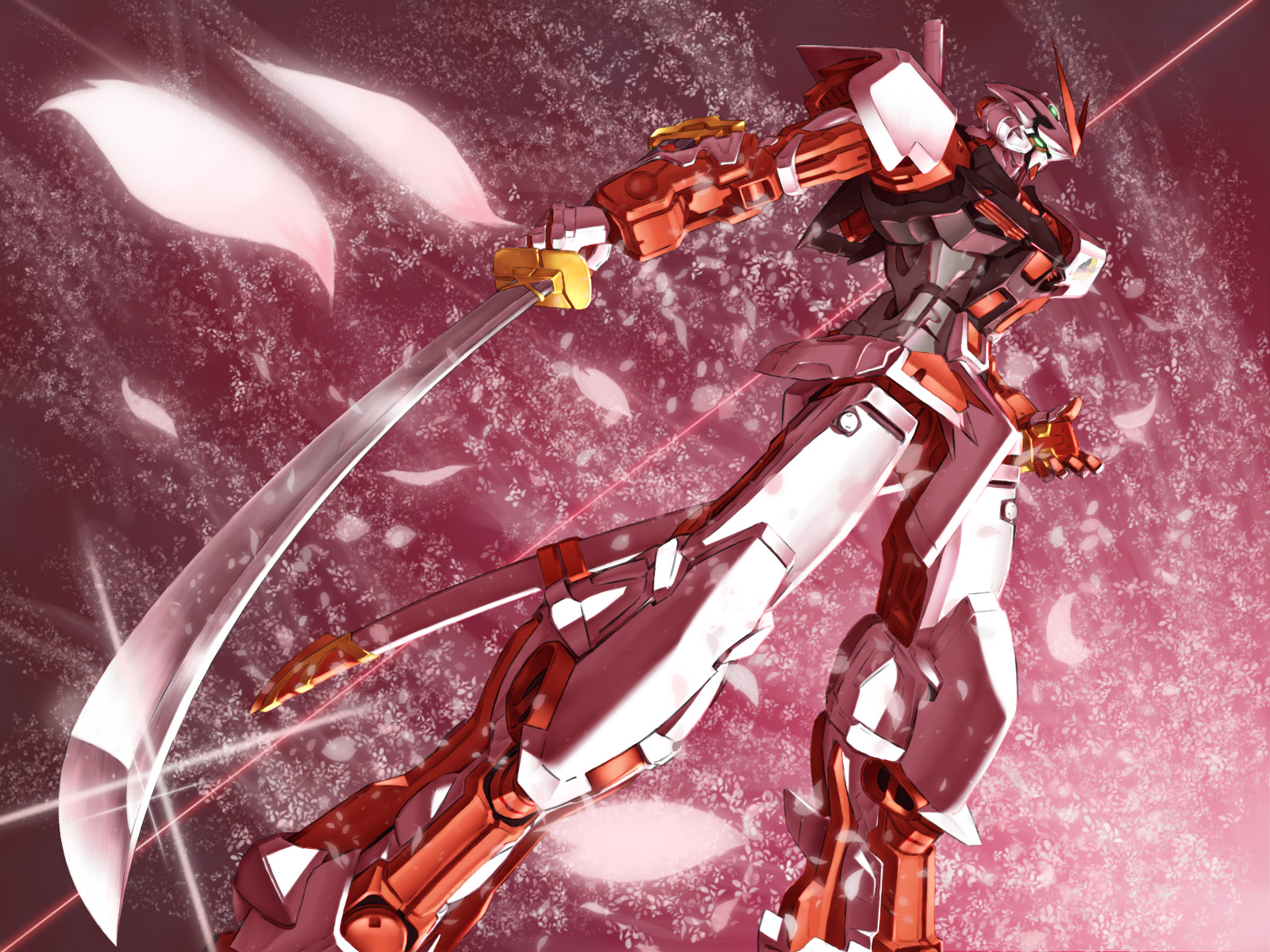 Astray Red Frame Anime - HD Wallpaper 