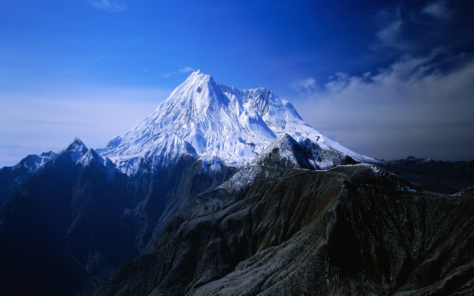 3d Wallpaper For Walls Uk - Desktop Mountain Panoramic Backgrounds - HD Wallpaper 