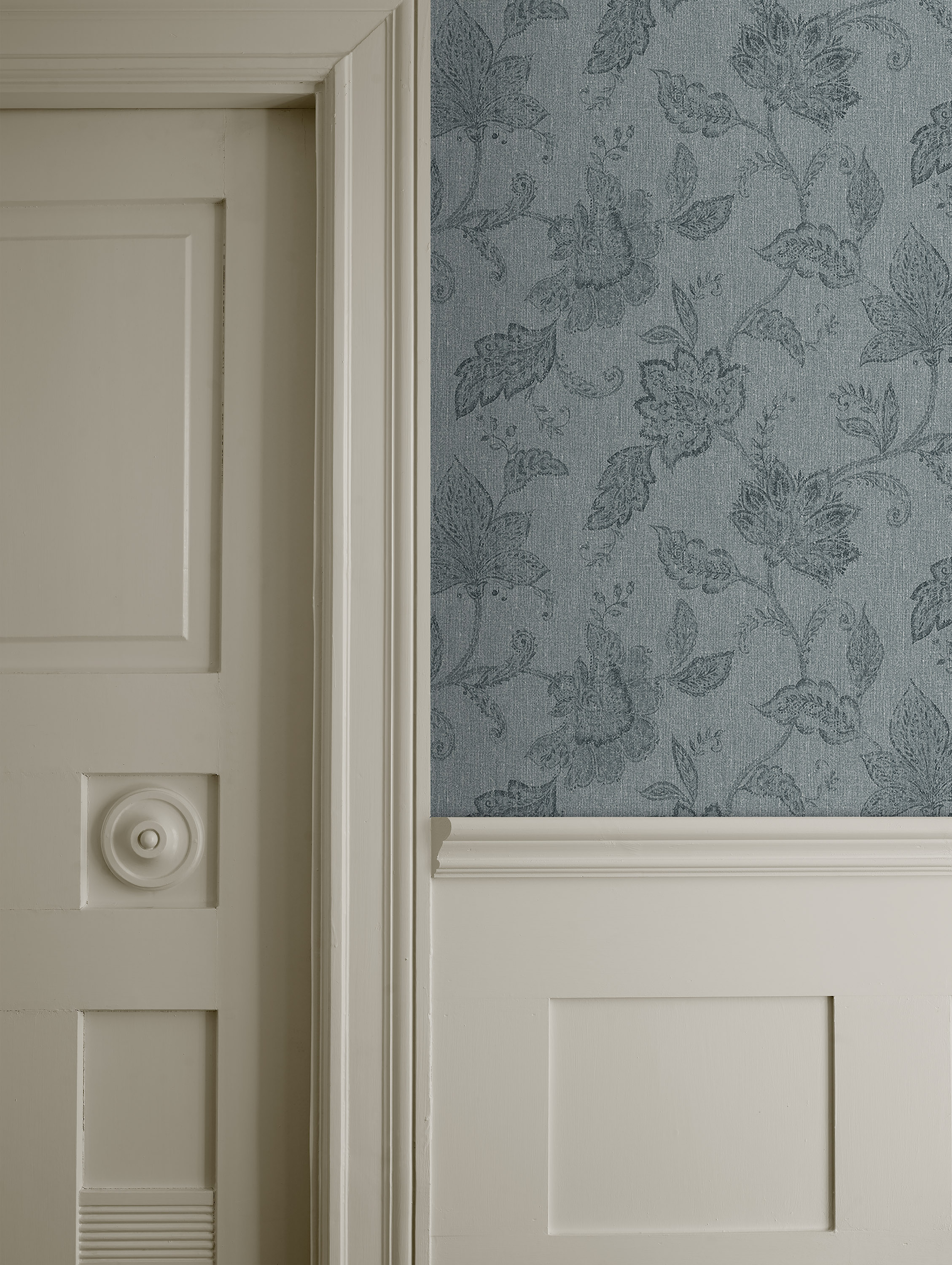 The Wallpaper Indigo Bloom From Boråstapeter - Borastapeter Oriental Dreams 1904 - HD Wallpaper 