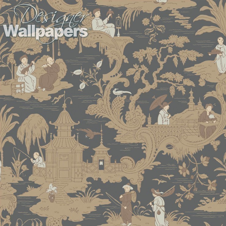 Chinese Toile - Chinese Toile Cole And Son - HD Wallpaper 