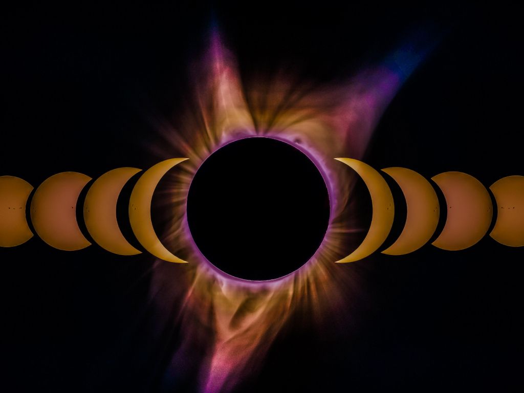 Solar Eclipse Wallpaper - Solar Eclipse In Mumbai - HD Wallpaper 