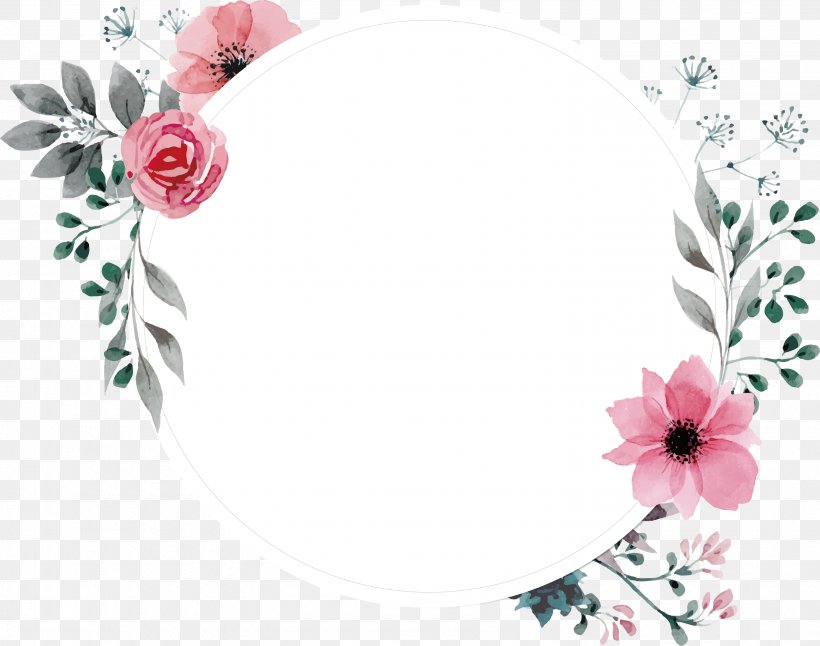 Picture Frame Flower Wallpaper, Png, 2965x2337px, Marius - Flowers Vector Png Frame - HD Wallpaper 