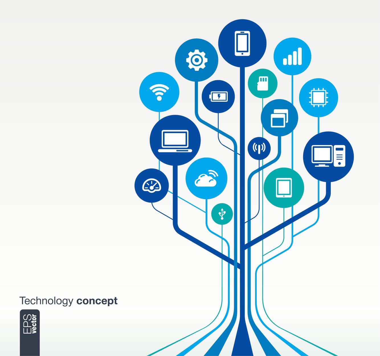 Tree Technology - HD Wallpaper 