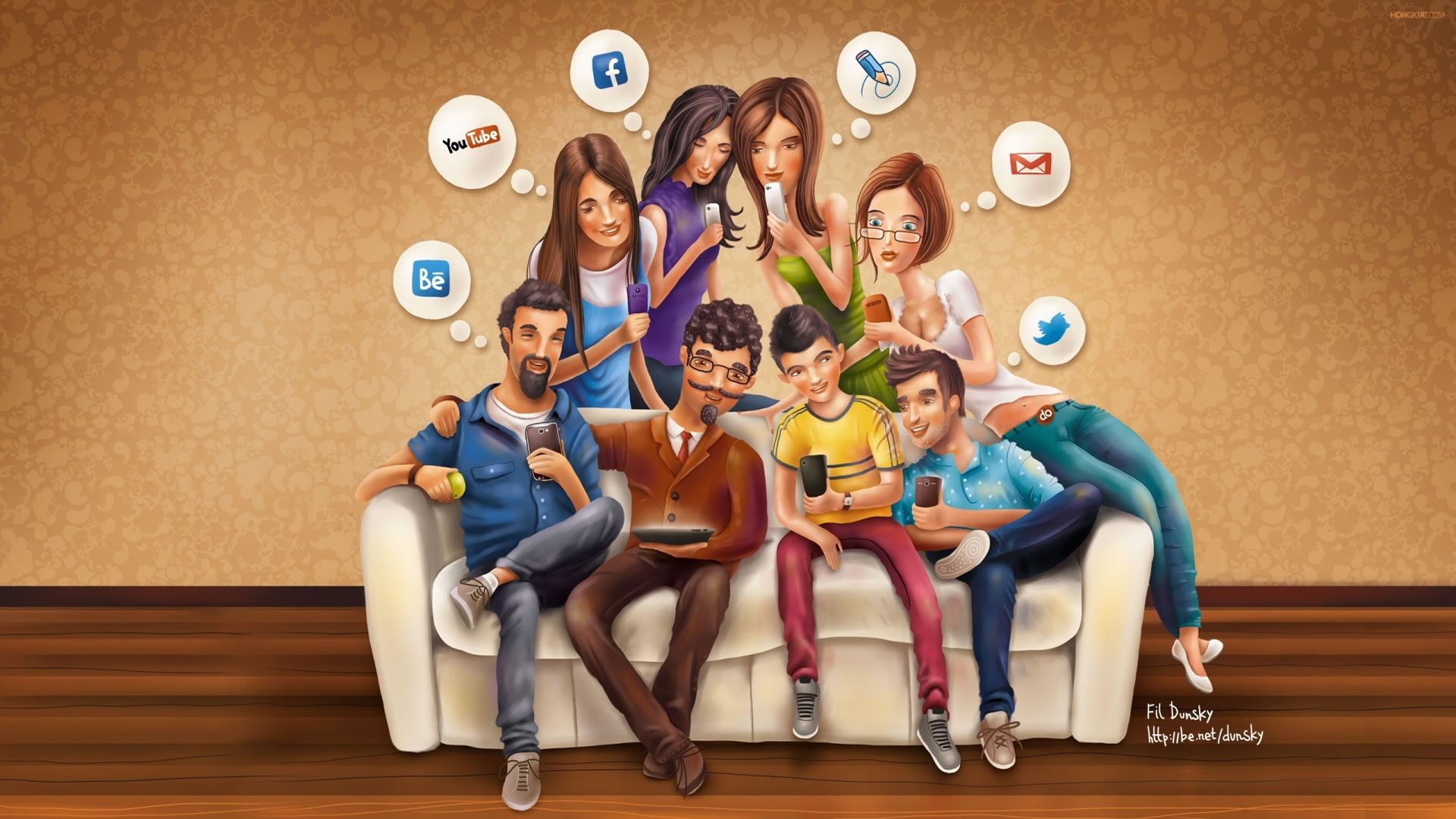 Social Media - HD Wallpaper 