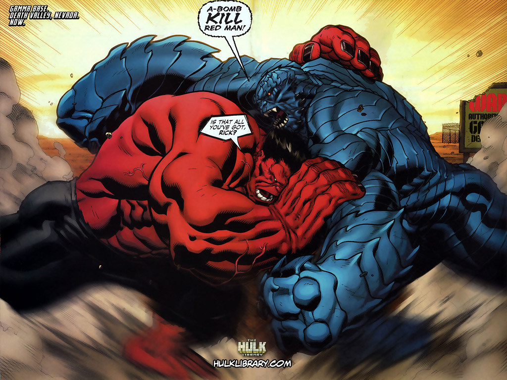 Marvel Comics Red Hulk - 1024x768 Wallpaper 