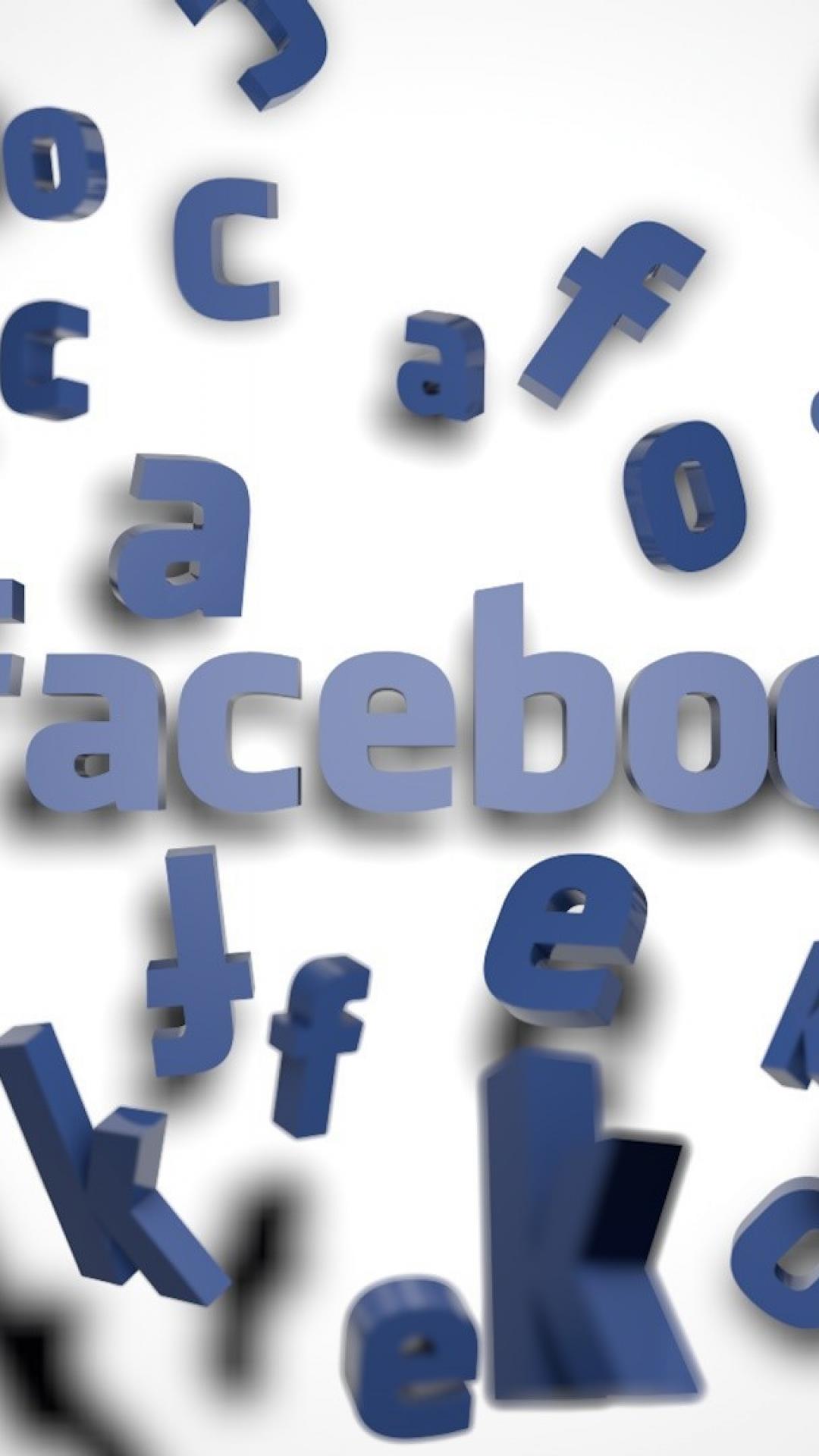 3d View Facebook Logos Social Network Wallpaper - Facebook 3d Hd - HD Wallpaper 