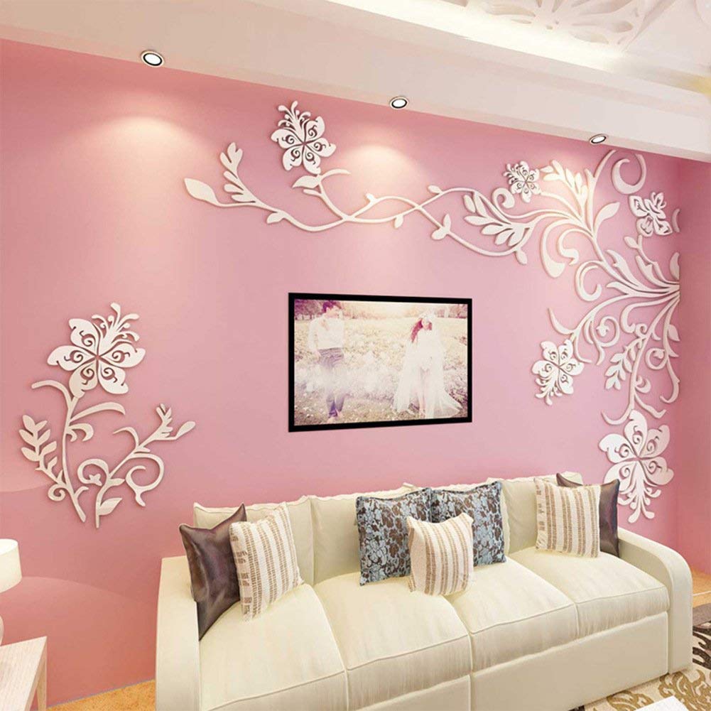 3d Wall Sticker For Living Room - HD Wallpaper 