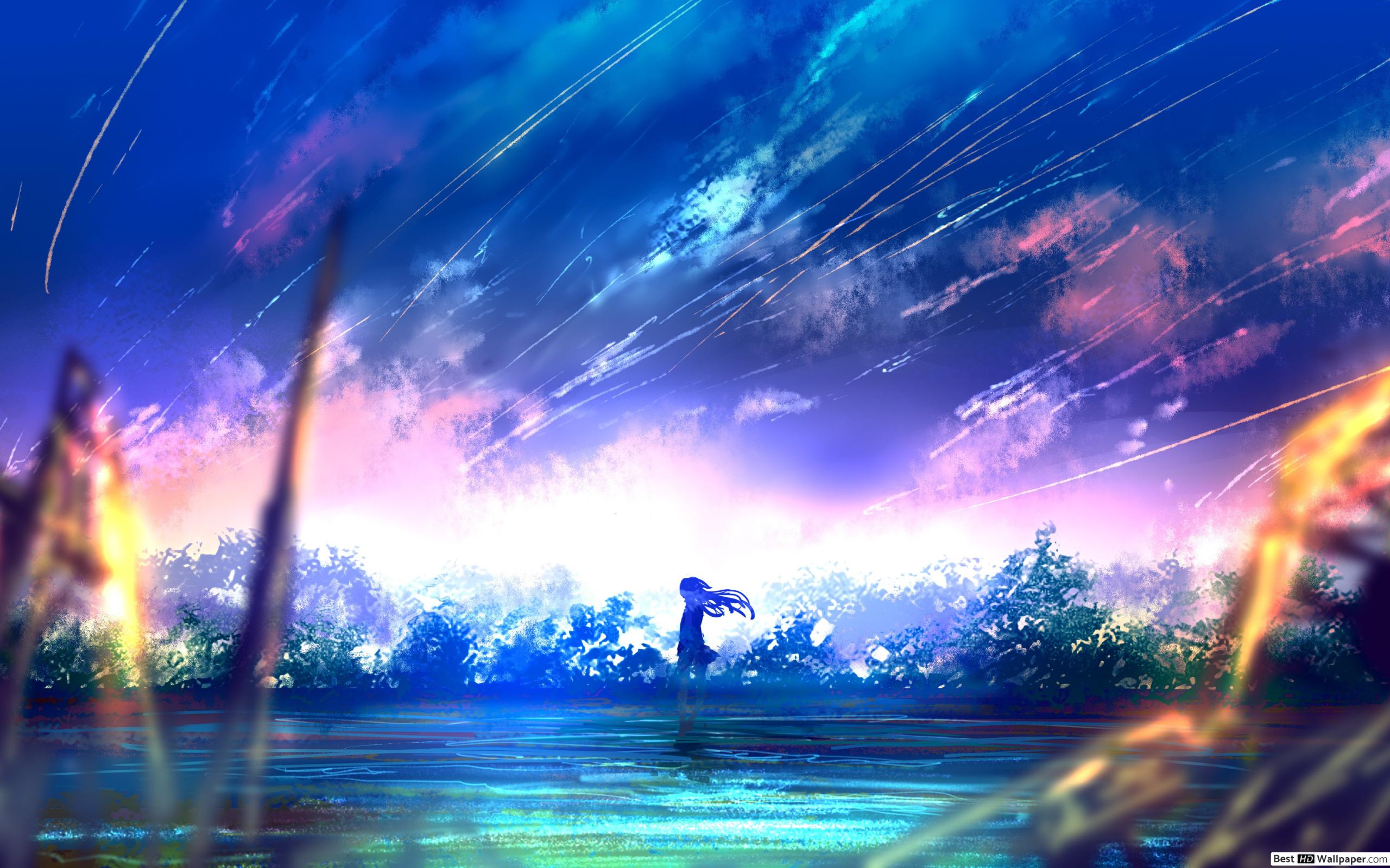 Scenic Wallpaper 19 X 1080 Anime Scenery 19x1080 Wallpaper Teahub Io