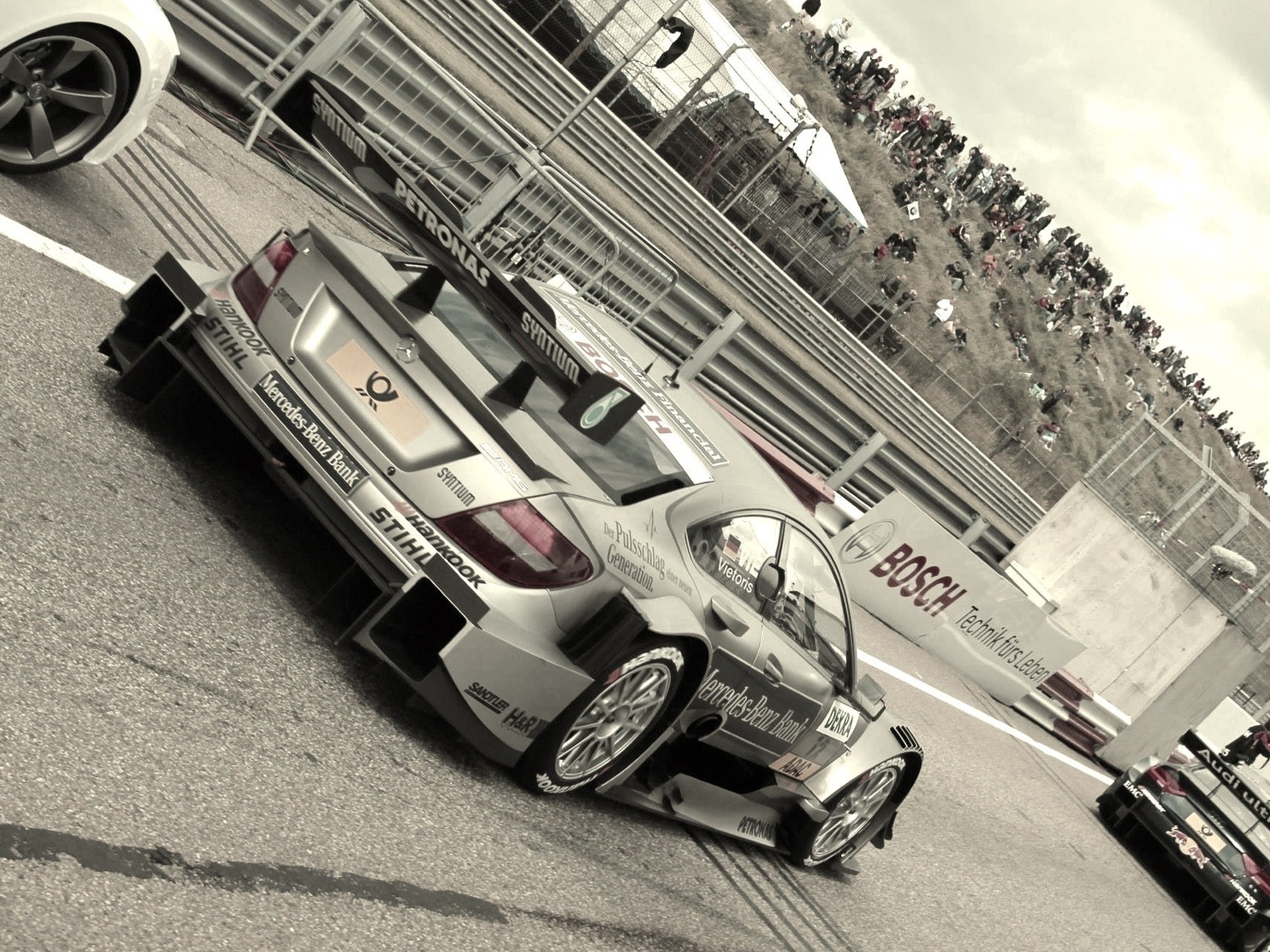 Wallpaper Dtm, Motorsport, Audi, Race, Black White, - Обои Автоспорт На Телефон - HD Wallpaper 
