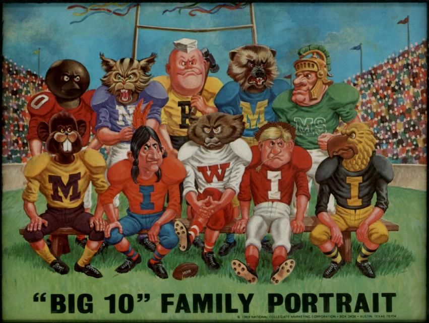 B1g Gamily Portrait - Big 10 Family Portrait - HD Wallpaper 