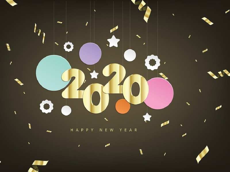 Happy New Year 2020 Wishes Quotes - HD Wallpaper 