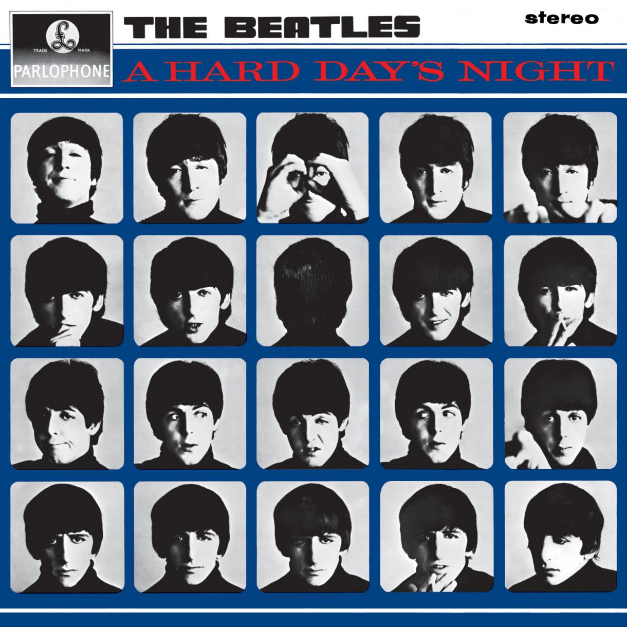 Beatles A Hard Day's Night Album Cover - HD Wallpaper 