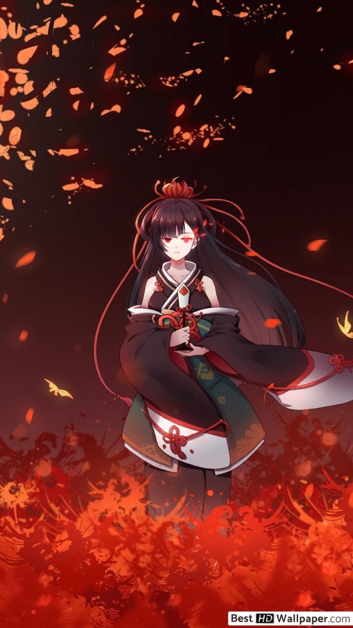 Anime Girl Higanbana - HD Wallpaper 