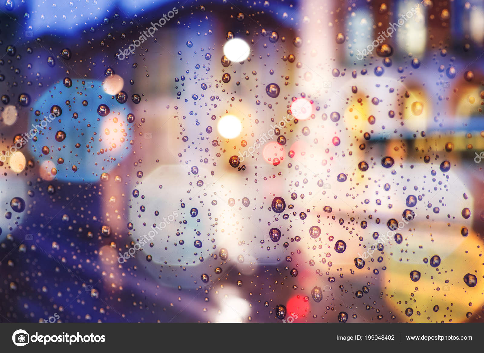 Rainy Day City Night - HD Wallpaper 