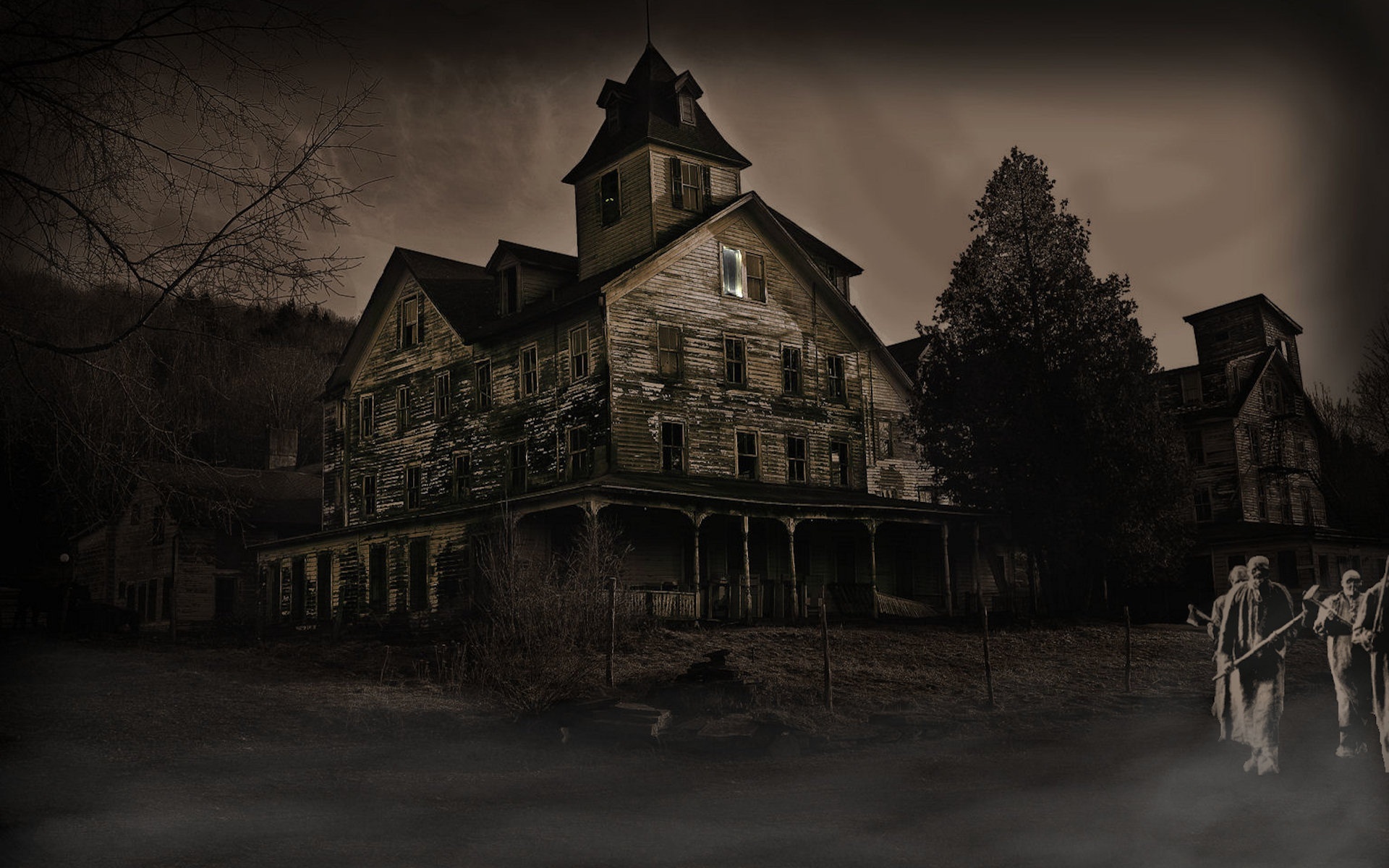 Full Hd Horror Background - HD Wallpaper 