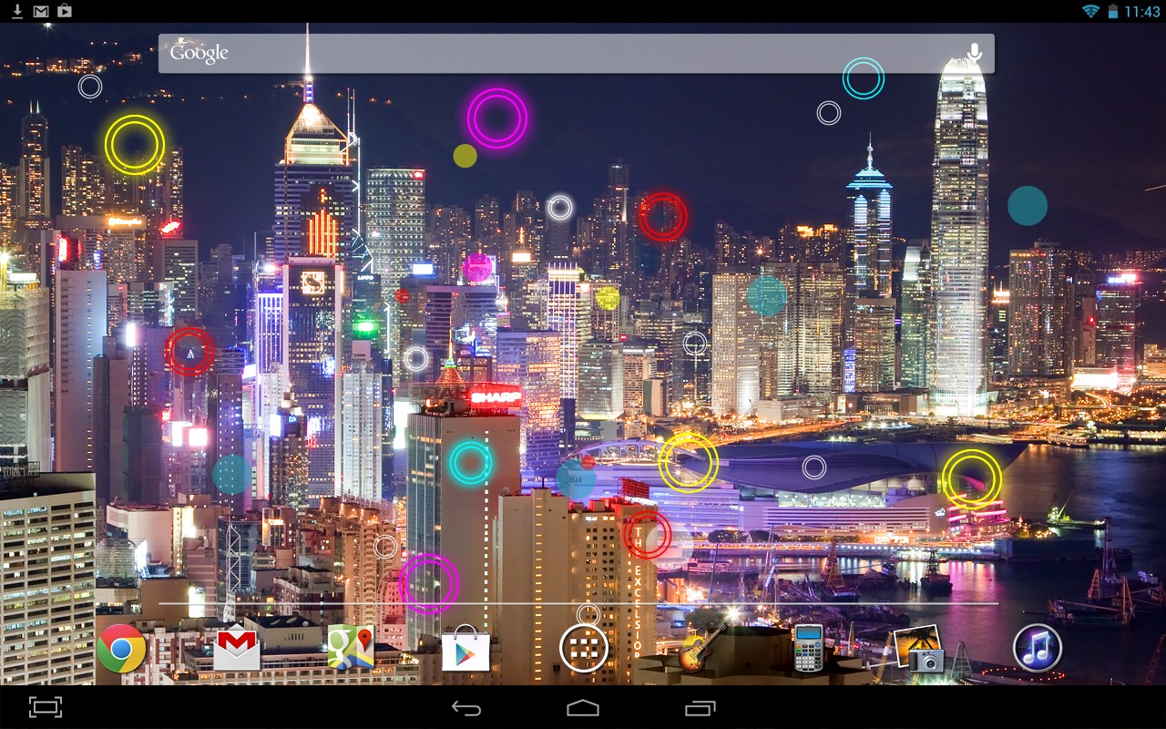 Night City Live Wallpaper - Victoria Harbour - HD Wallpaper 