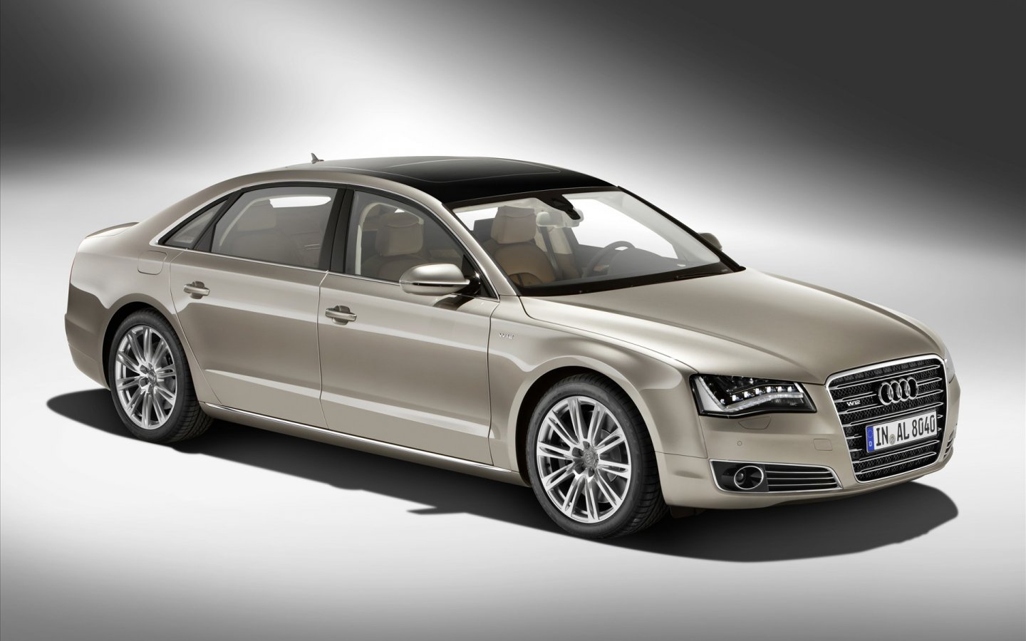 Audi A8 W12 2010 - HD Wallpaper 