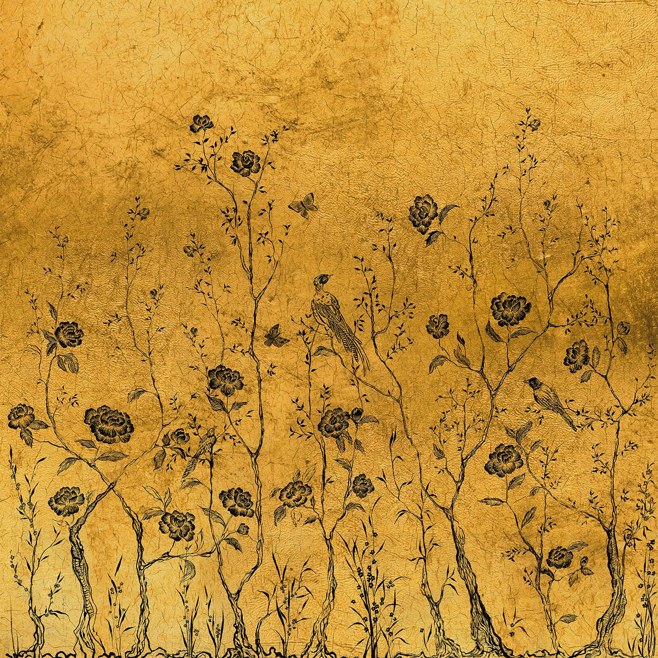 Chinoiserie - Coordonne Chinoiserie - HD Wallpaper 