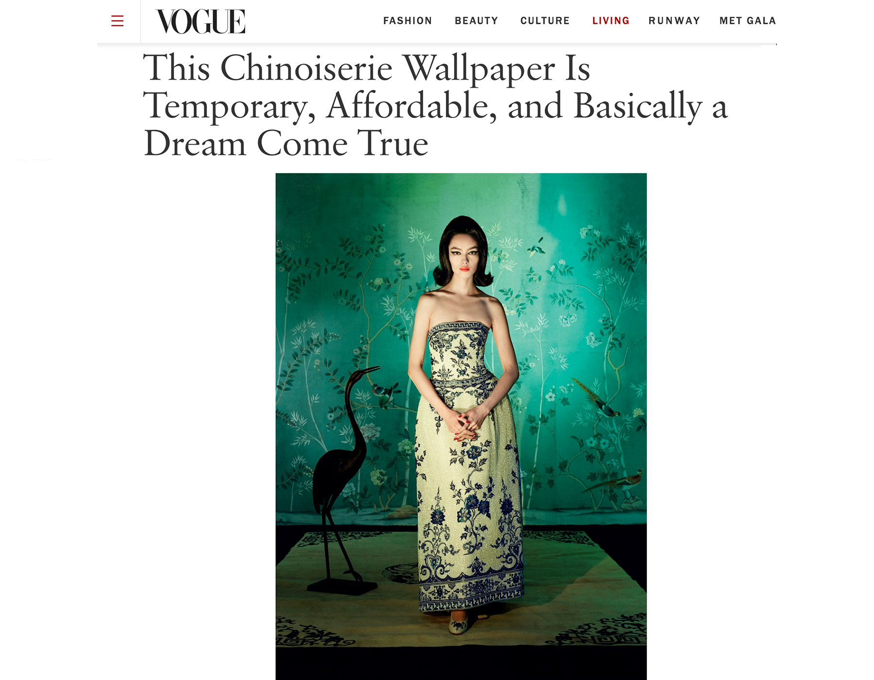 Voguetempaperfeature2 - Fei Fei Sun Vogue - HD Wallpaper 