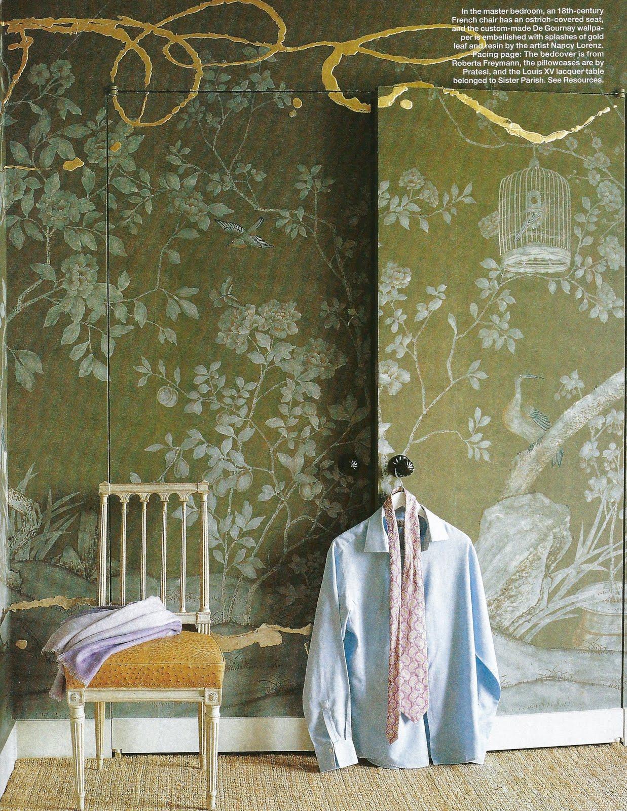Green Chinoiserie Wallpaper - Closet Doors - HD Wallpaper 
