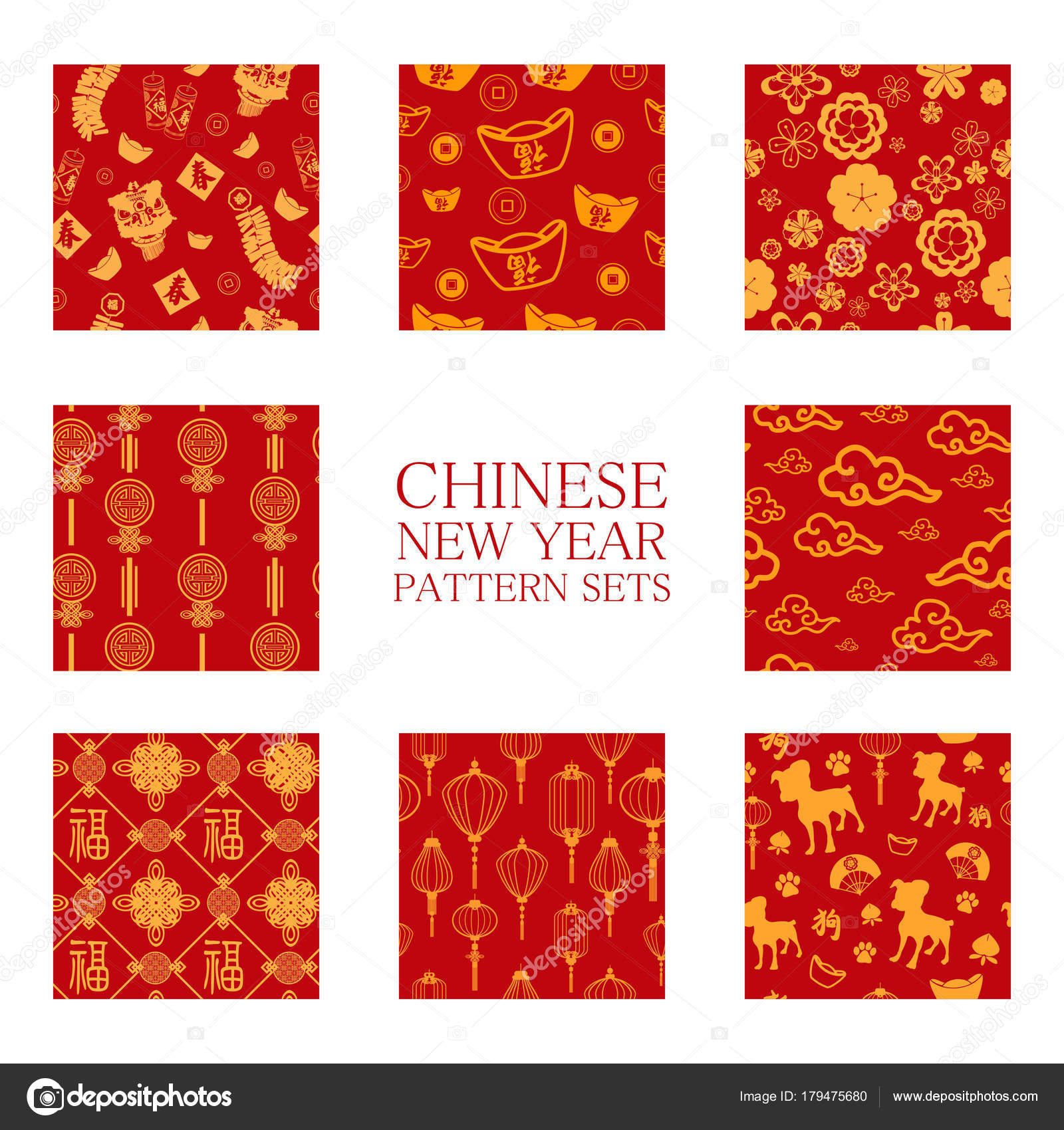 Chinese New Year Patterns - HD Wallpaper 