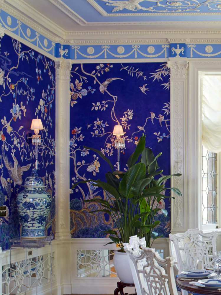 De Gournay Ceiling - HD Wallpaper 