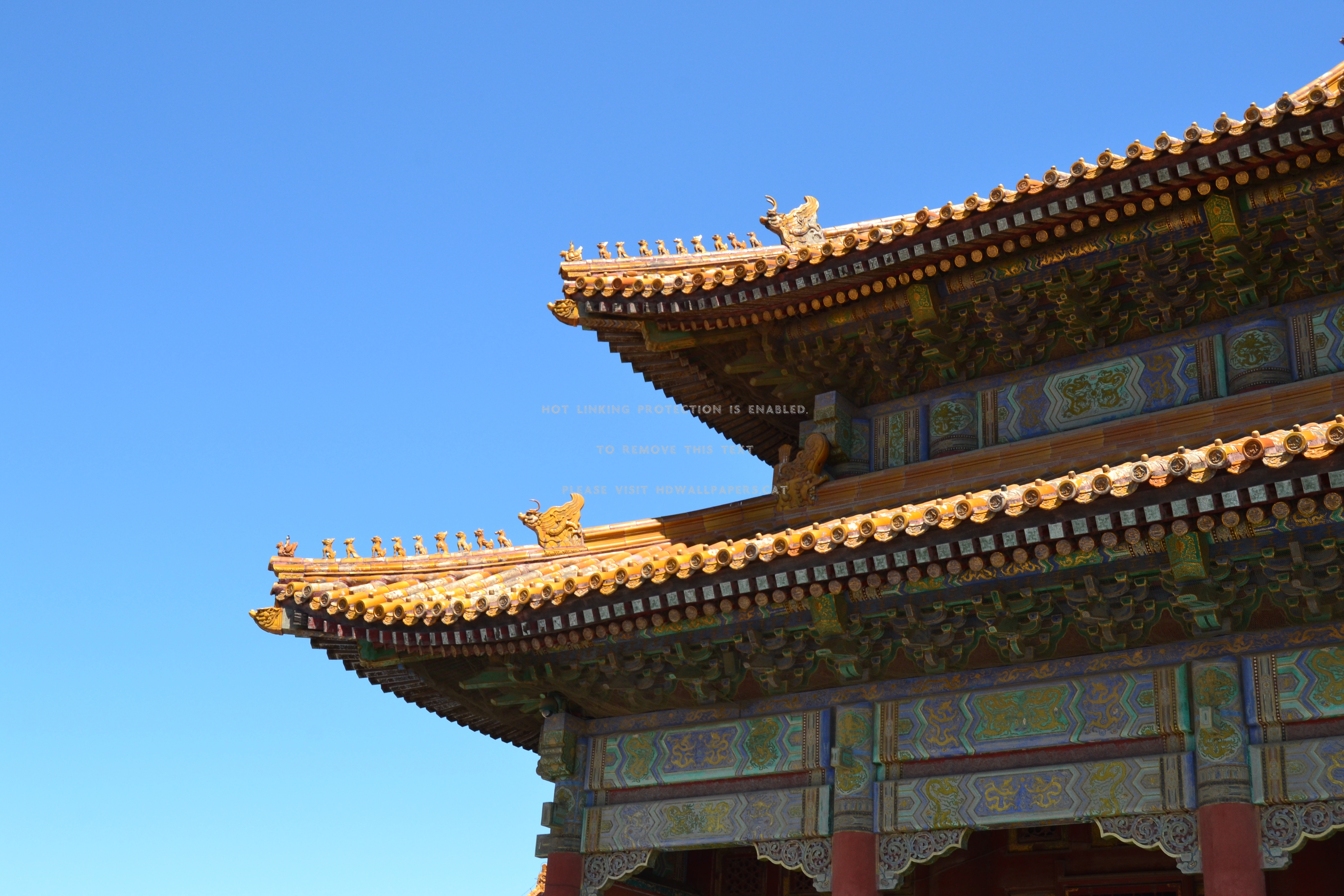 Forbidden City Architecture Ancient China - Chinese Architecture - HD Wallpaper 