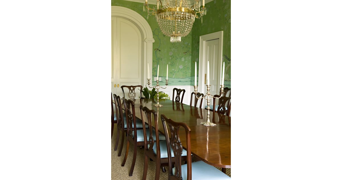 Edwardian Dining Room Green - HD Wallpaper 