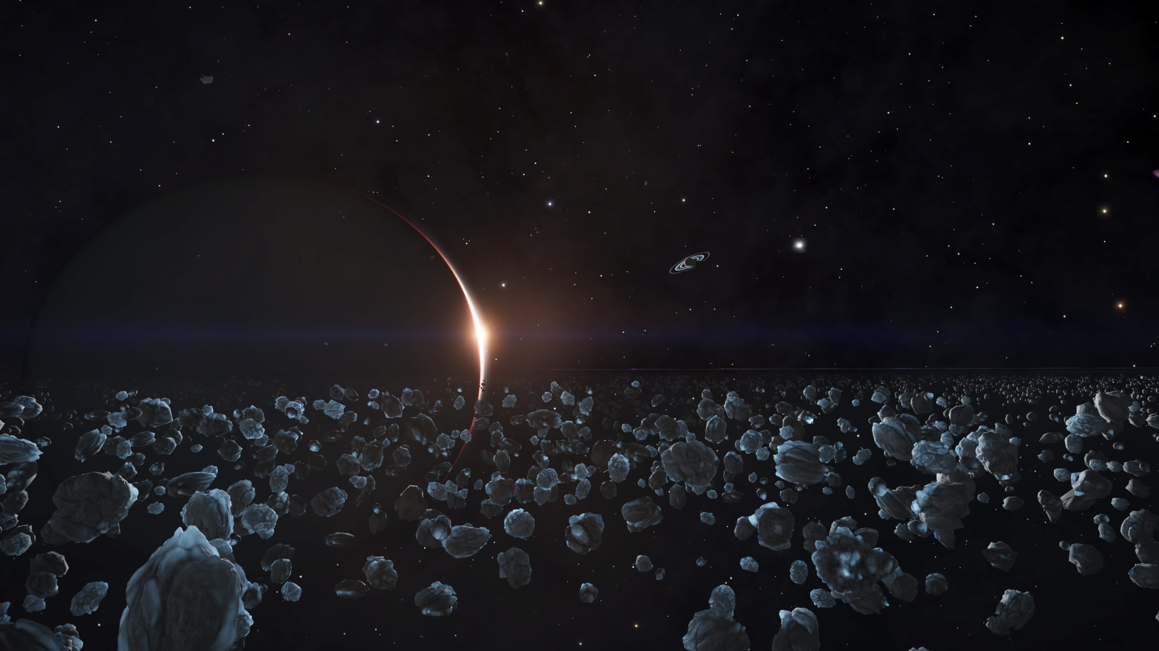 Elite Dangerous Icy Rings - 3840x2160 Wallpaper Elite Dangerous Icy Rings - 3840x2160 Wallpaper