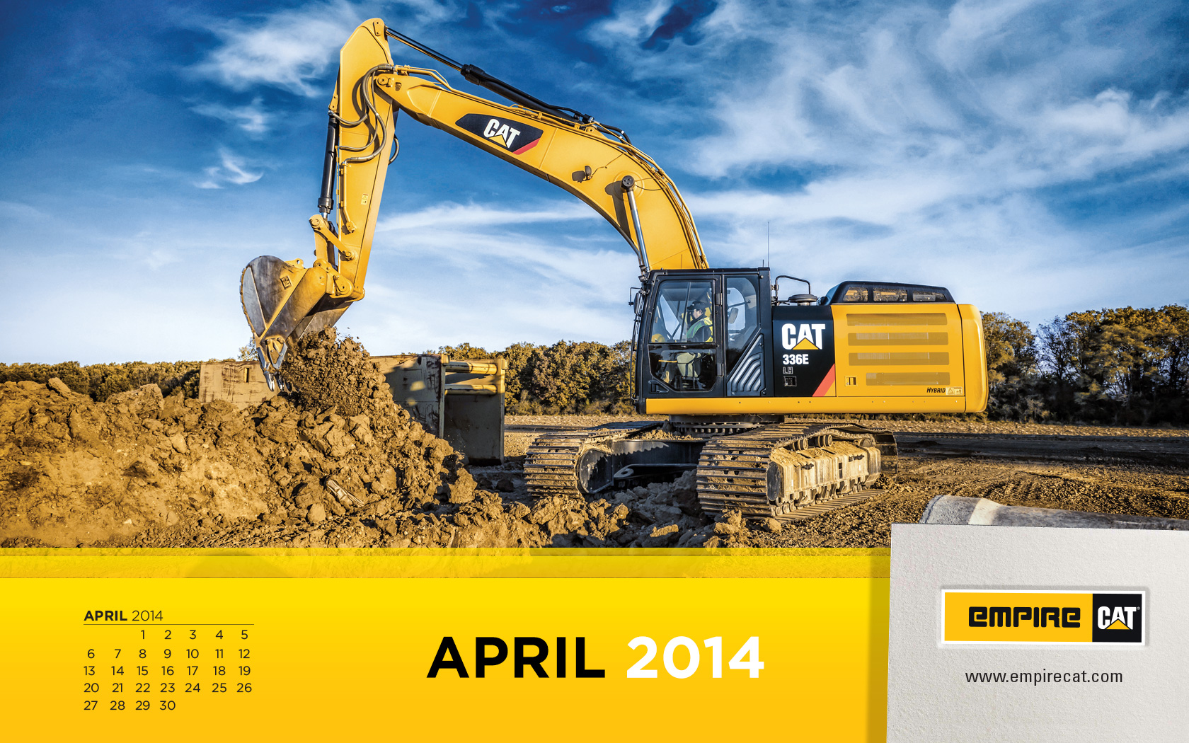 Caterpillar Equipment Wallpaper - Caterpillar Excavator - HD Wallpaper 