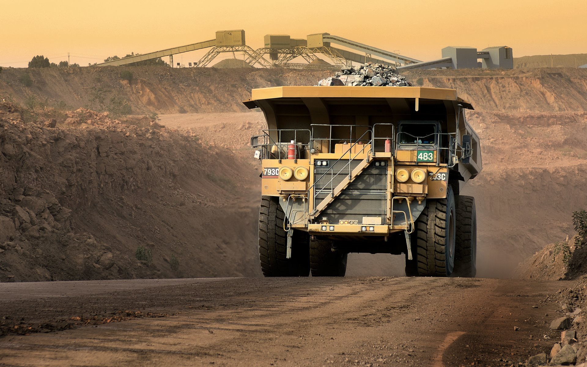 Caterpillar 793c, Mining Truck, Cat Truck, Career, - Mines In South Africa - HD Wallpaper 