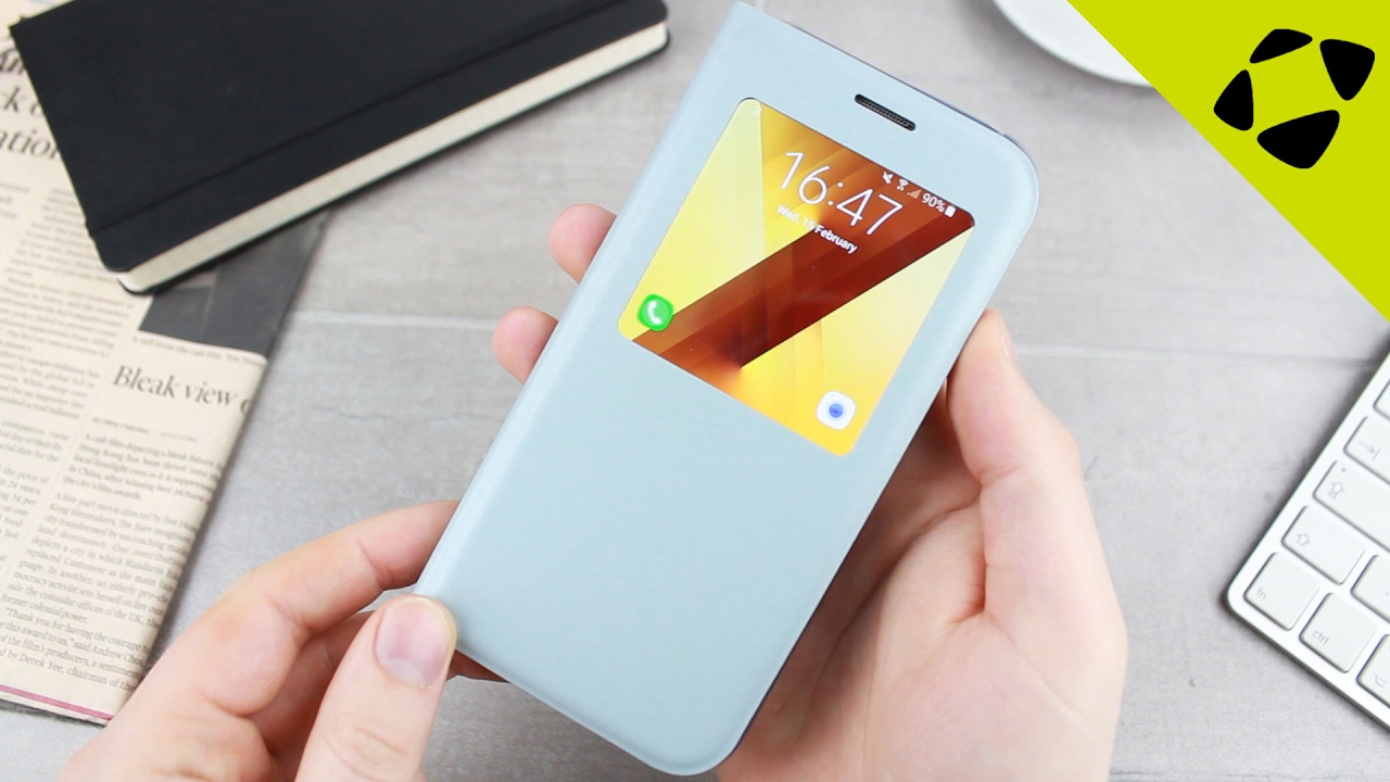 Samsung Galaxy A5 2017 S View - HD Wallpaper 