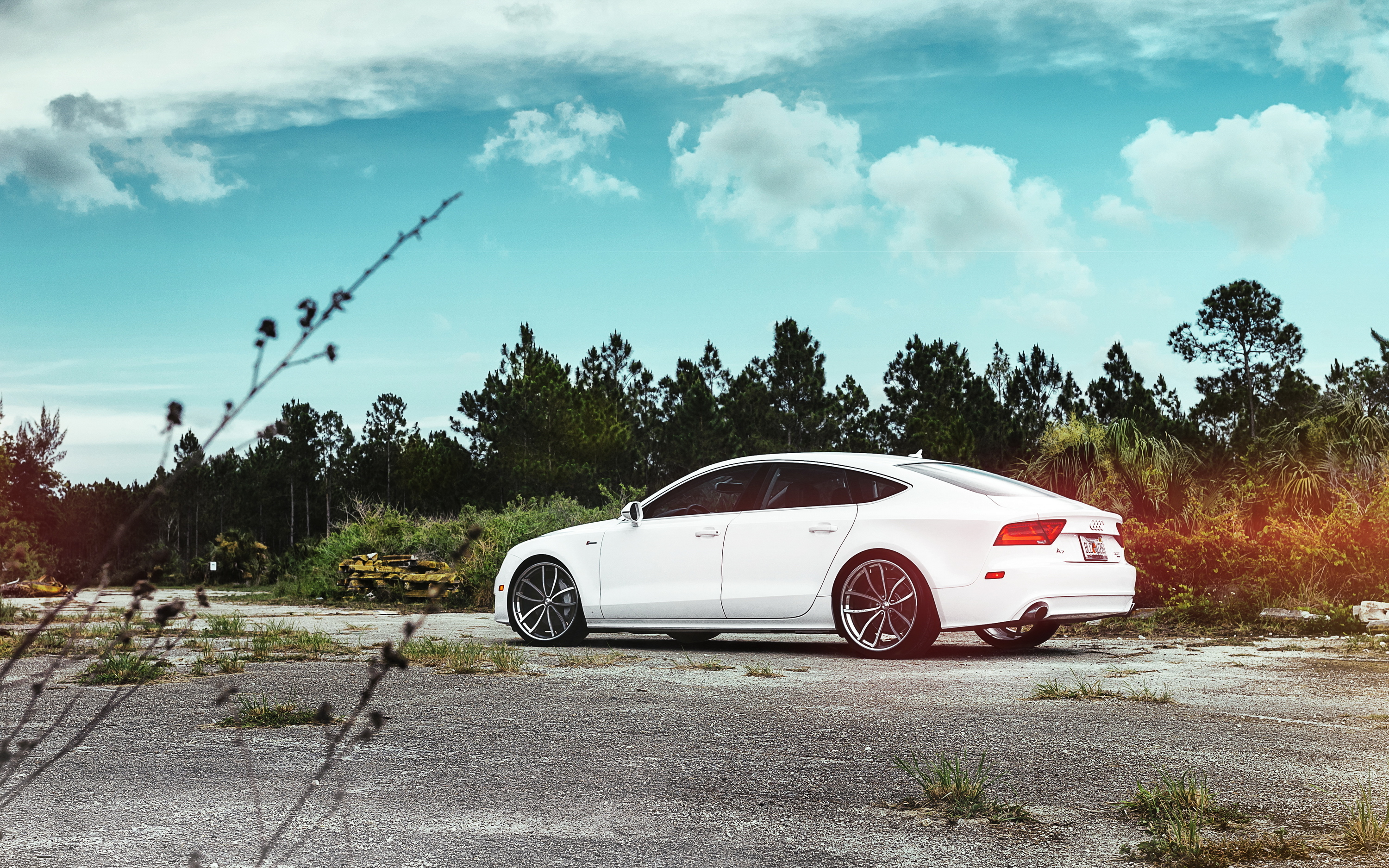 Audi A7 Wallpaper White - HD Wallpaper 