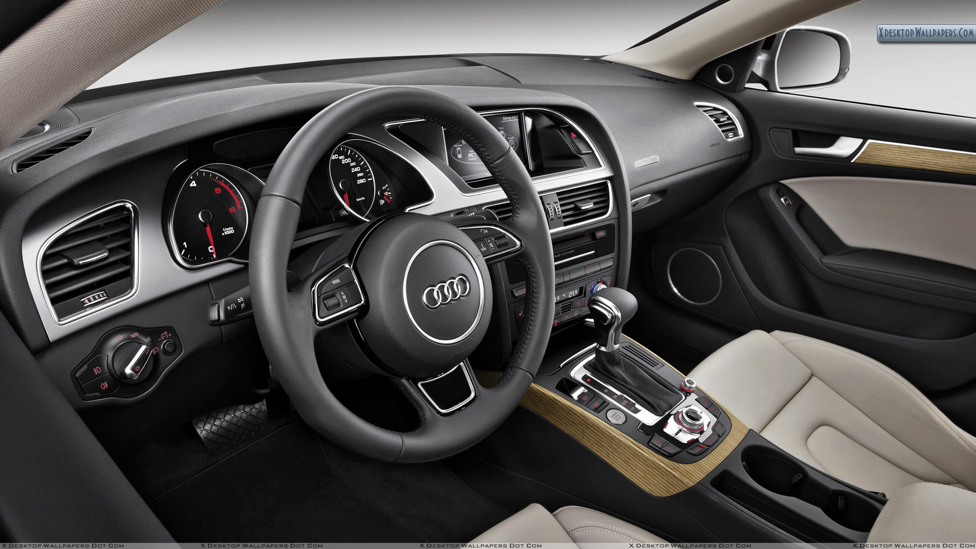 Audi A5 2009 Interior - HD Wallpaper 