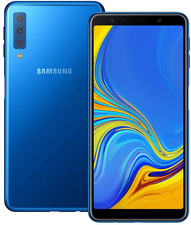 Samsung Galaxy A7 Blue - HD Wallpaper 