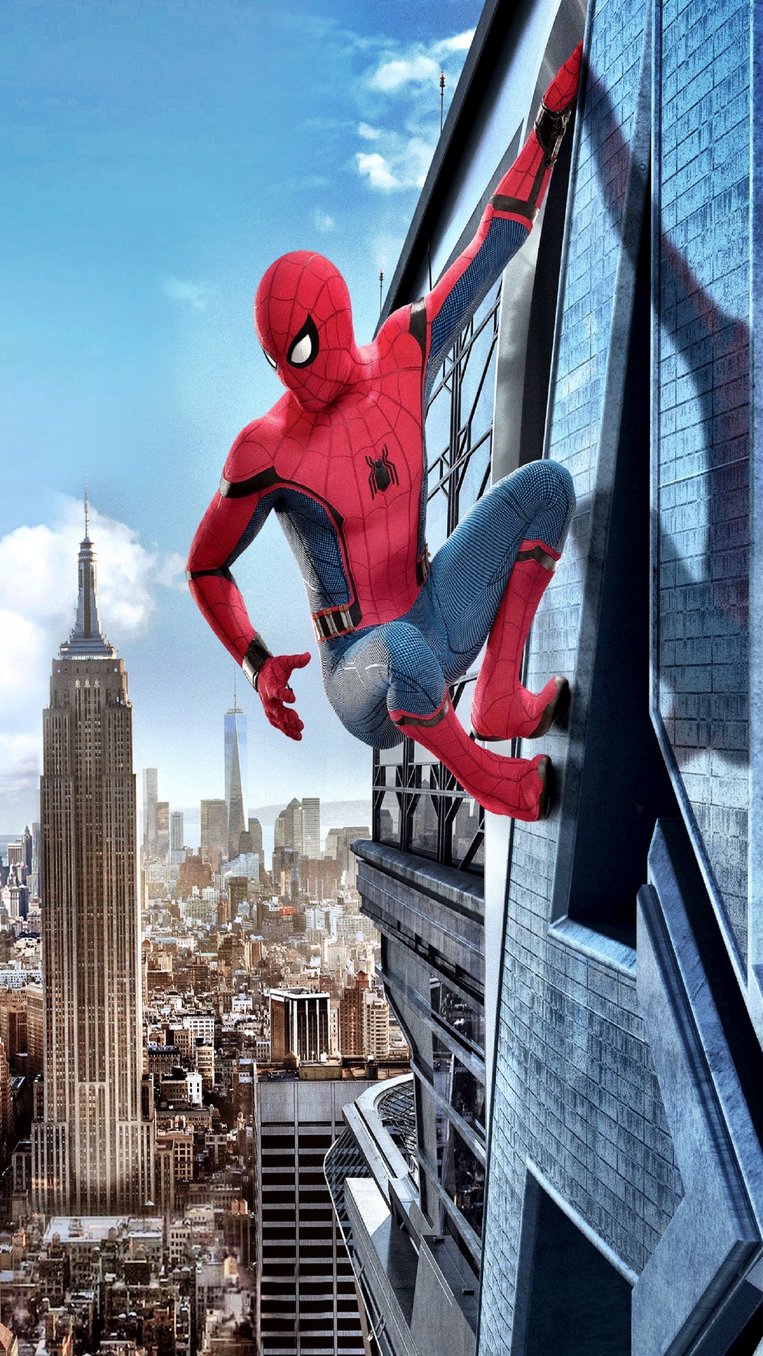 Spiderman Homecoming For Samsung A9 Pro & A7 Resolution - Note 10 Plus Wallpaper Punch Hole - HD Wallpaper 