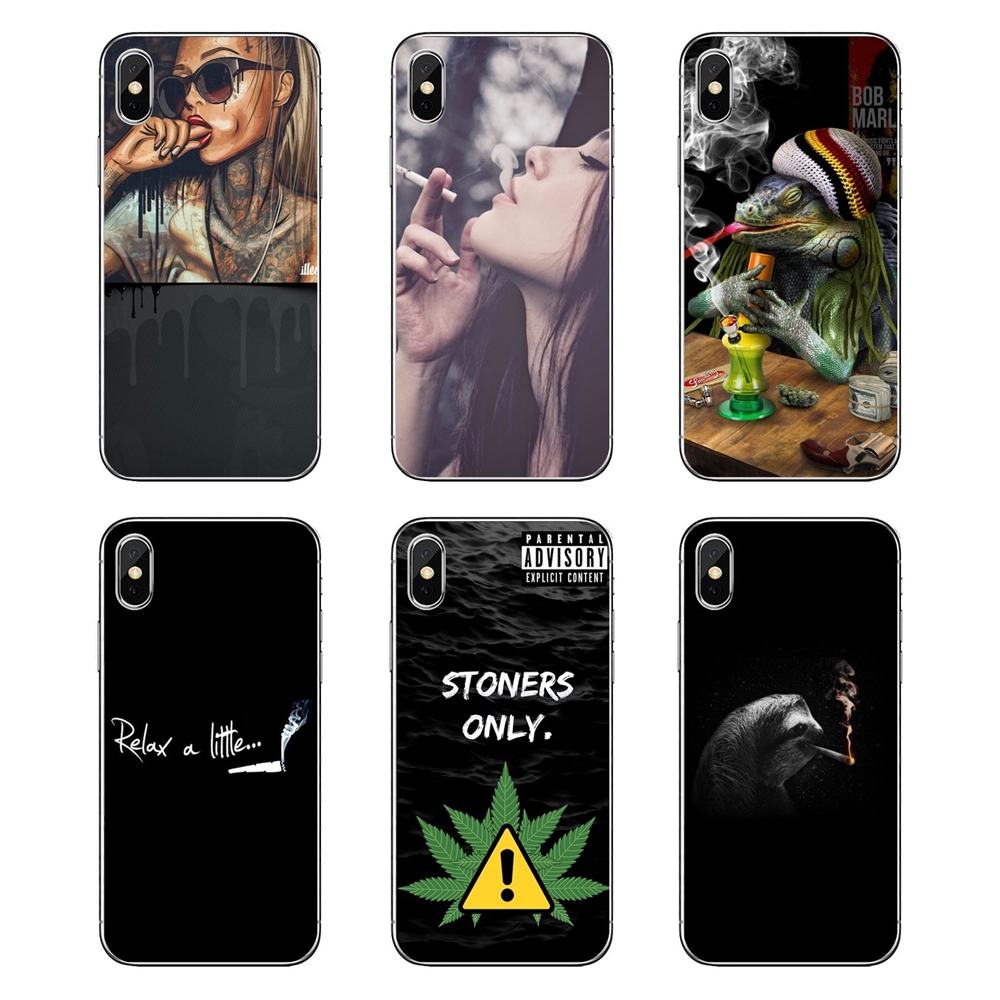 Girl Smoking Weed Iphone 7 Case - HD Wallpaper 