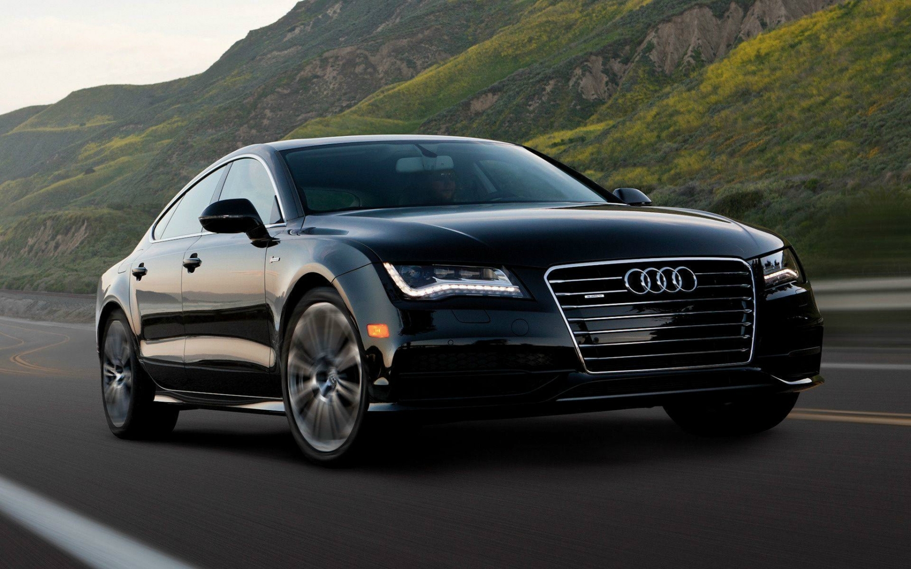 Audi A7 - Audi A7 2 Door Black - HD Wallpaper 