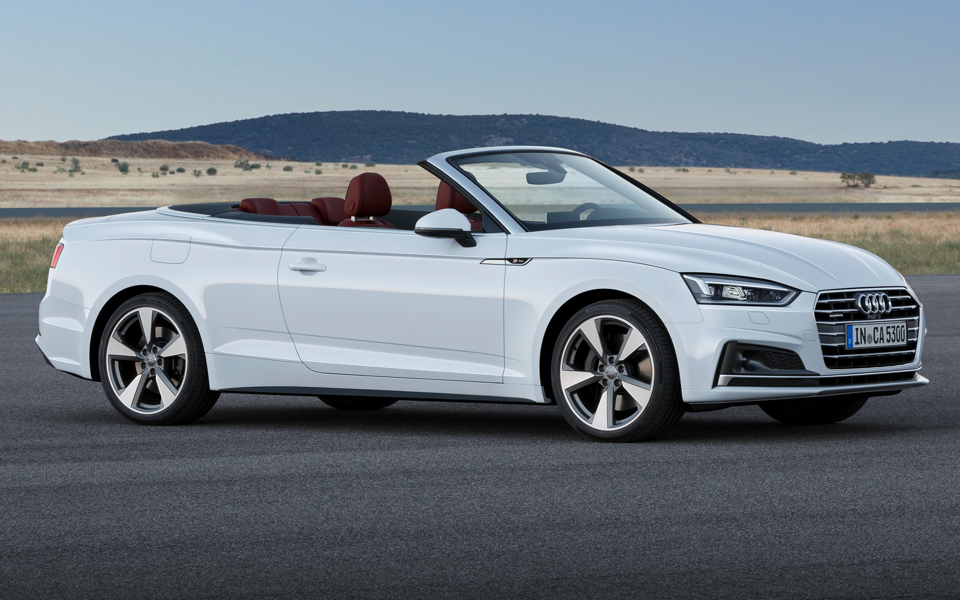 2017 Audi A5 Cabriolet 2 0 Tdi Quattro S Line 4k Wallpaper - Audi A5 S Line Convertible 2017 - HD Wallpaper 