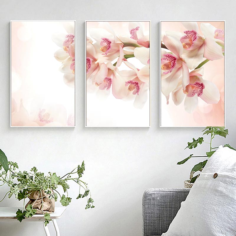 Hd Wallpaper Orchid White Rose - HD Wallpaper 