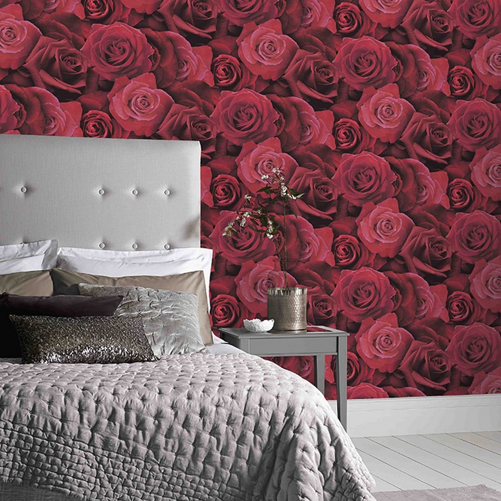 Rose Wallpaper For Bedroom - HD Wallpaper 