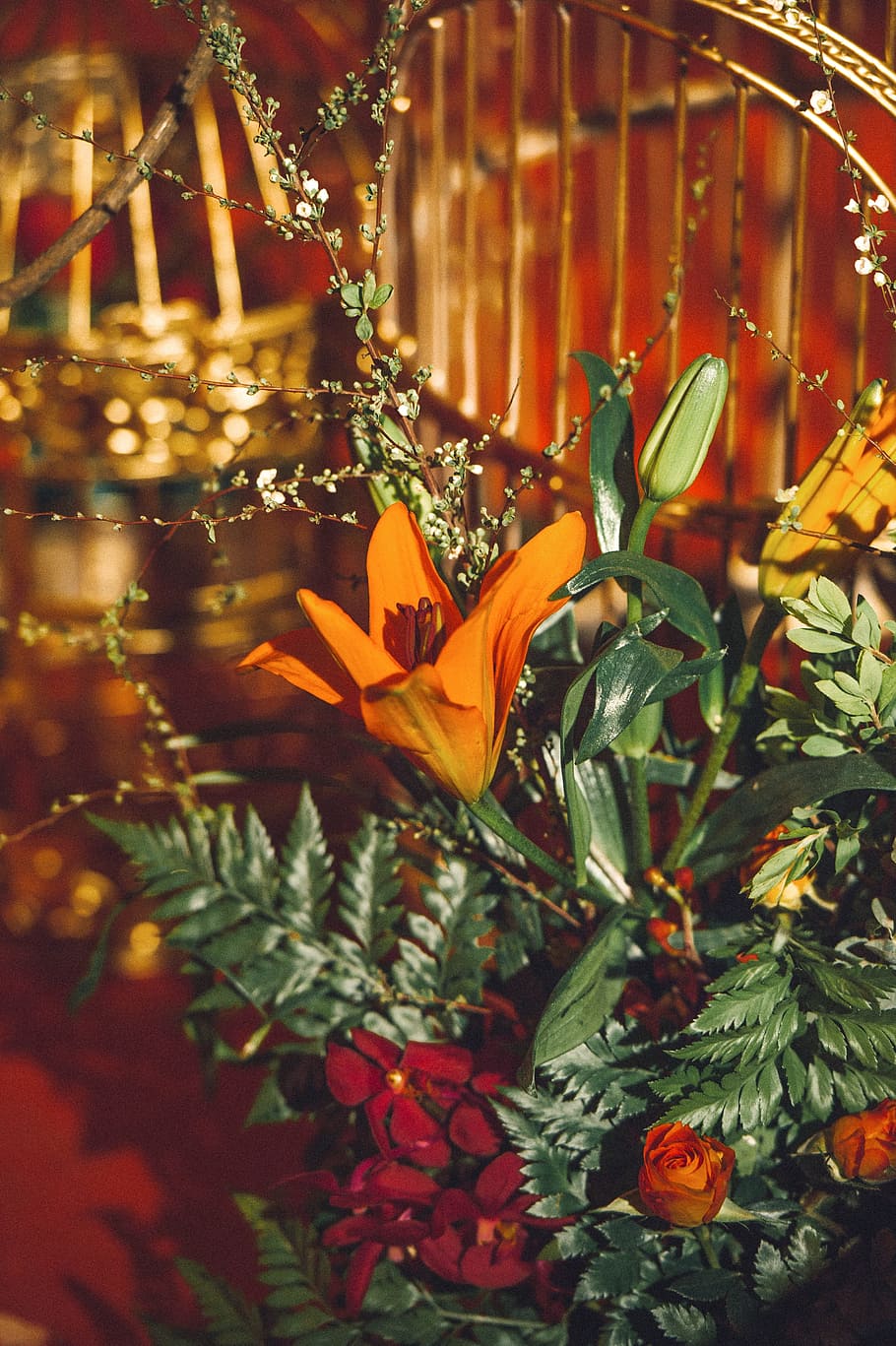 Chinese Wedding, Chinese Style, Plant, Decoration, - HD Wallpaper 