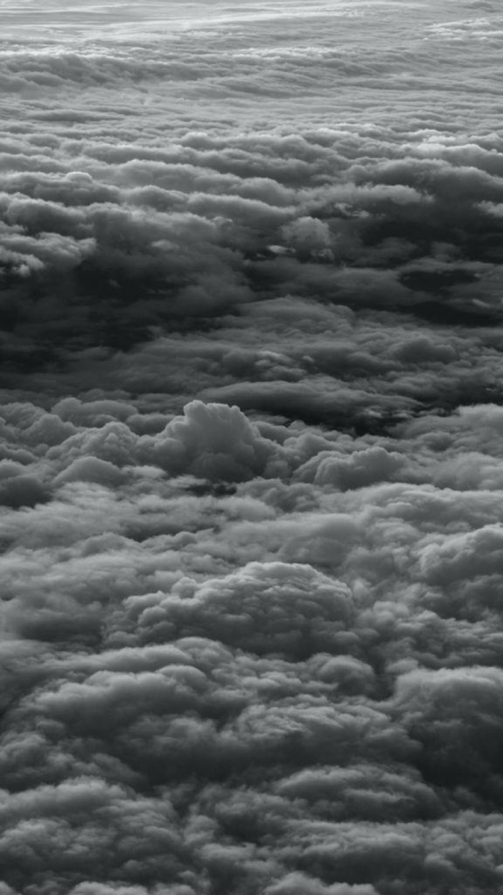 Cloud, Sky, And Wallpaper Image - Black And White Clouds Wallpaper Iphone - HD Wallpaper 