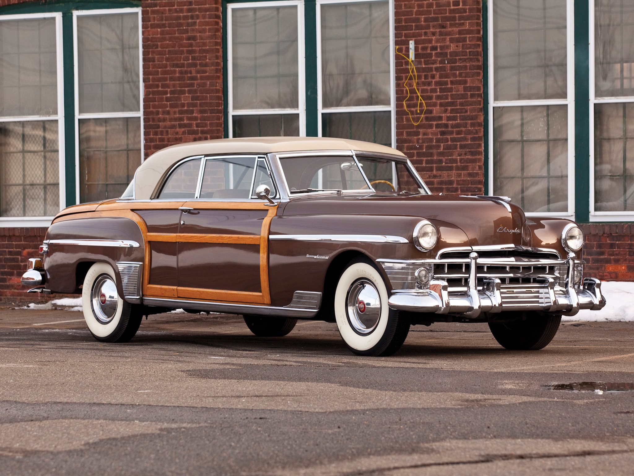 1950 Chrysler Town & Country Free - 1950 Chrysler New Yorker Coupé - HD Wallpaper 